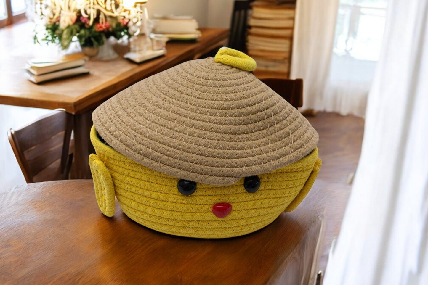 Happy Dumpling Crochet Basket