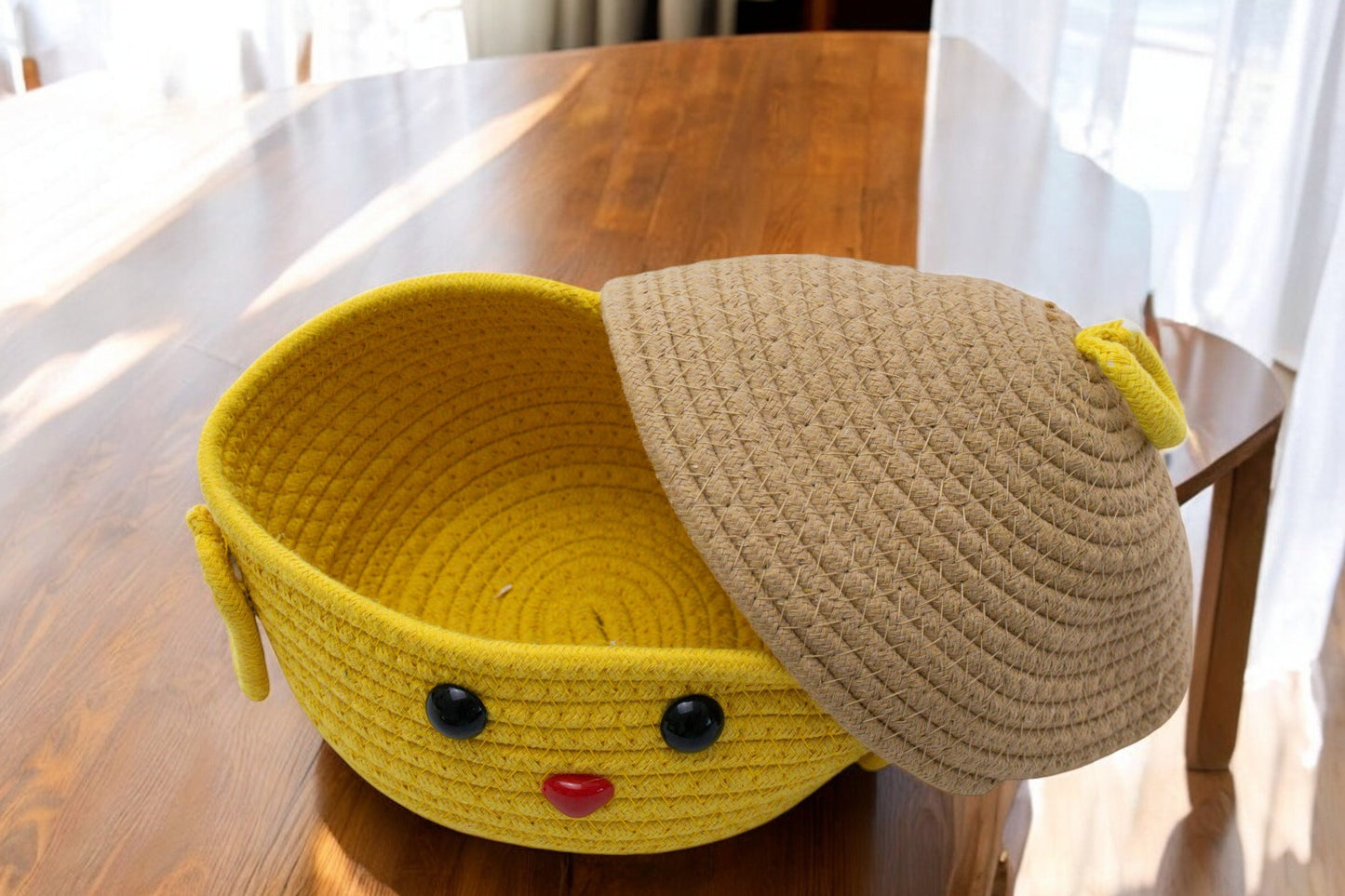 Happy Dumpling Crochet Basket