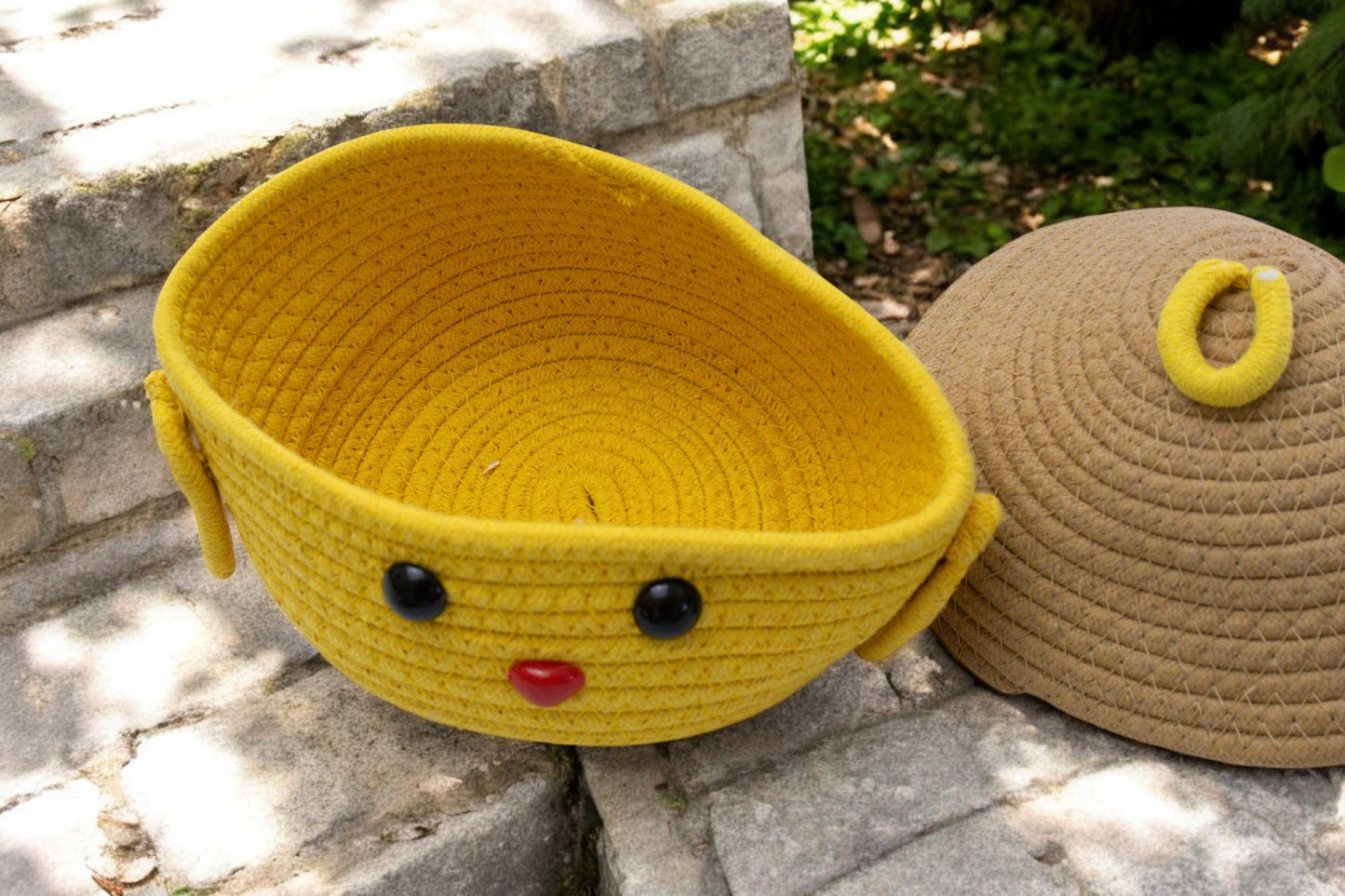 Happy Dumpling Crochet Basket