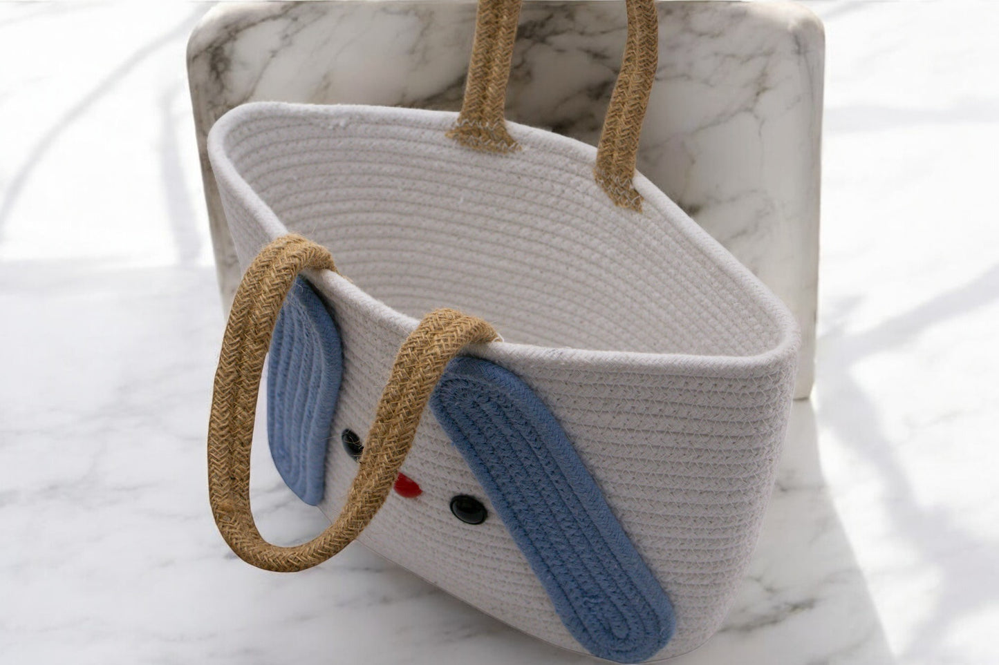 Snow Bunny Crochet Tote