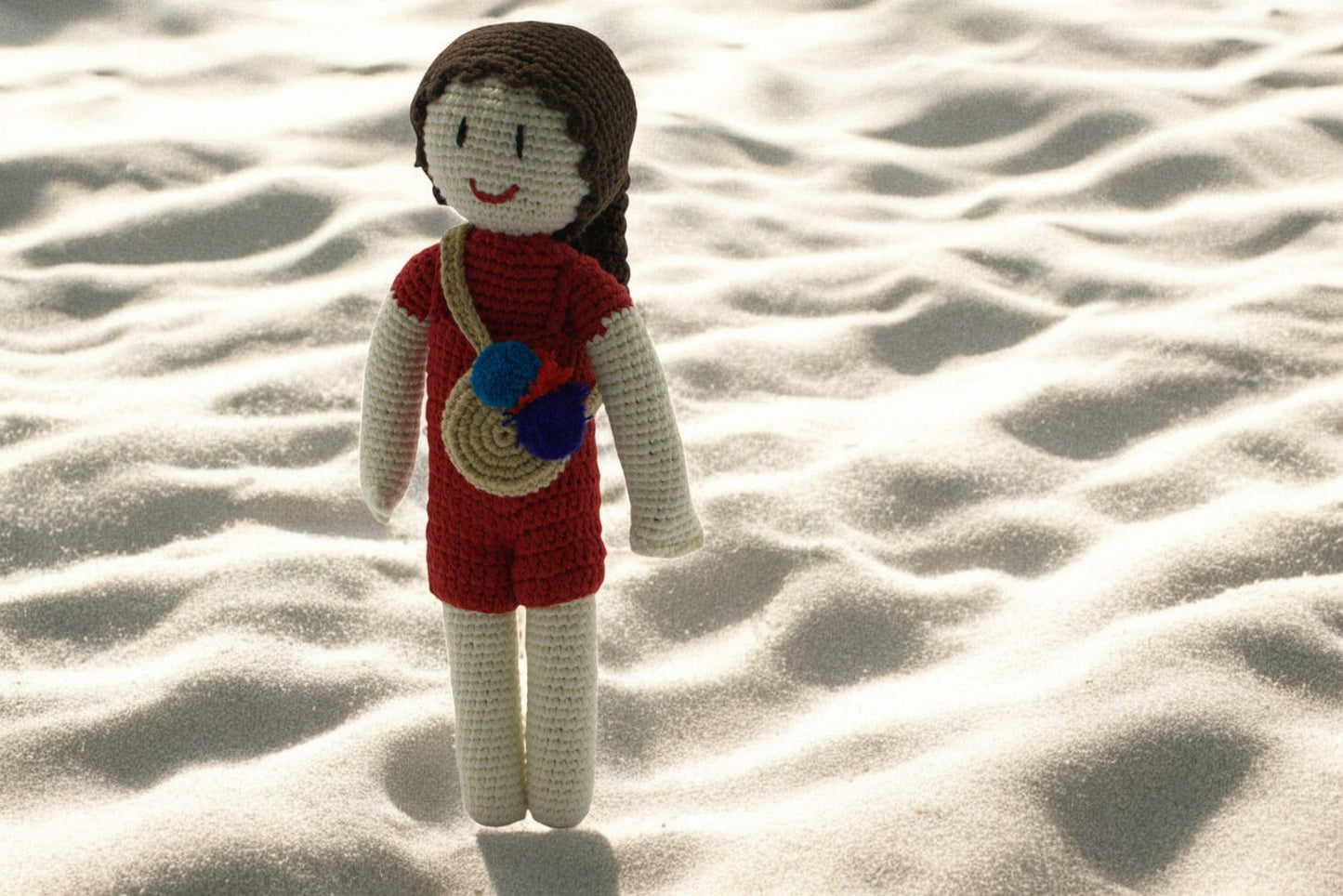 Spirited Companion – Lady in Red Crochet Toy