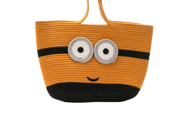 Handmade Cartoon-Inspired Crochet Tote Bag