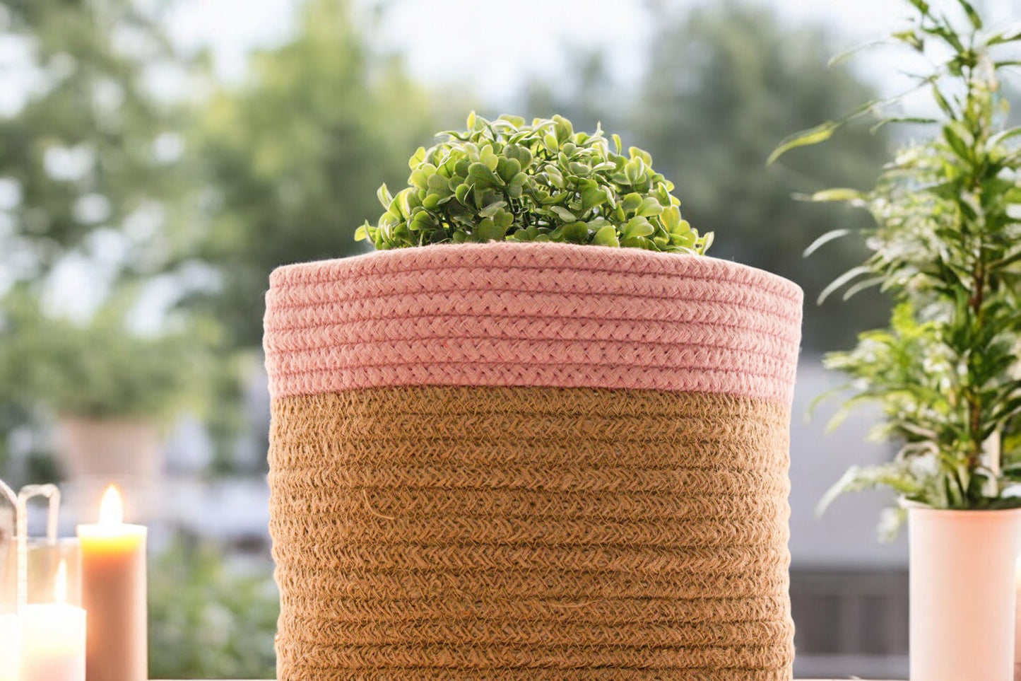 Elegant Crochet Storage Basket