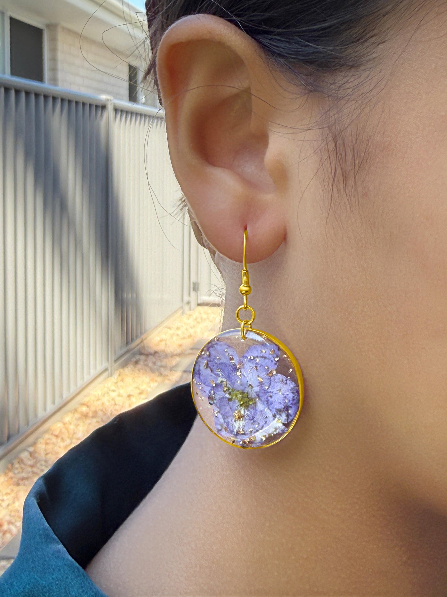 FLO's Moonlit Larkspur Studs