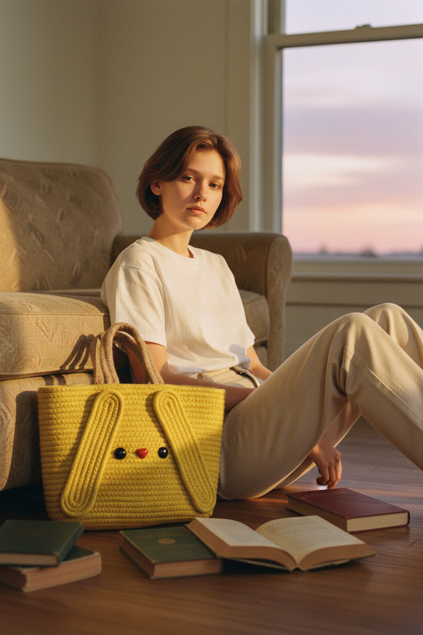Sunny Bunny Crochet Tote